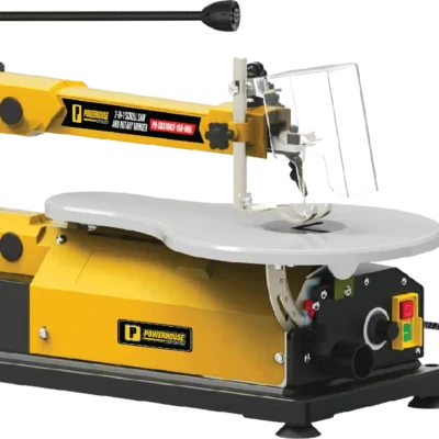 2-in-1 Scroll Saw and Rotary Grinder Machine w/ Magnetic Steel Motor w/ LED Light Attachment 16" 150W