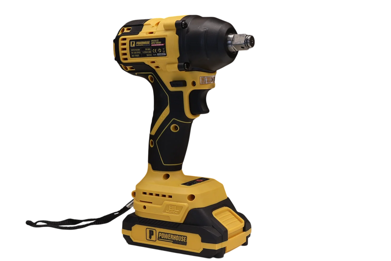 20V Brushless Impact Wrench 350N.M - Image 4