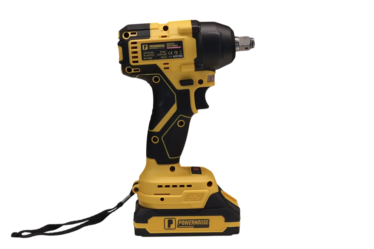 20V Brushless Impact Wrench 350N.M - Image 5