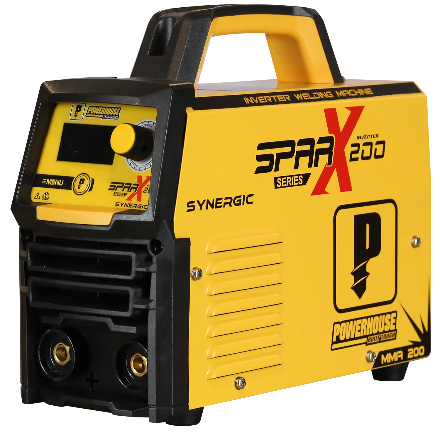 Powerhouse SparX Series MMA-200 with Free Angle Grinder 750W